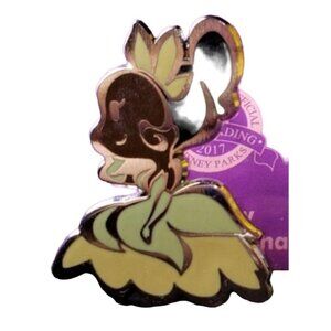 Disney Tiana Princess Trading Pin Prince Frog Kawaii Brooch Lapel Pin Jewelry